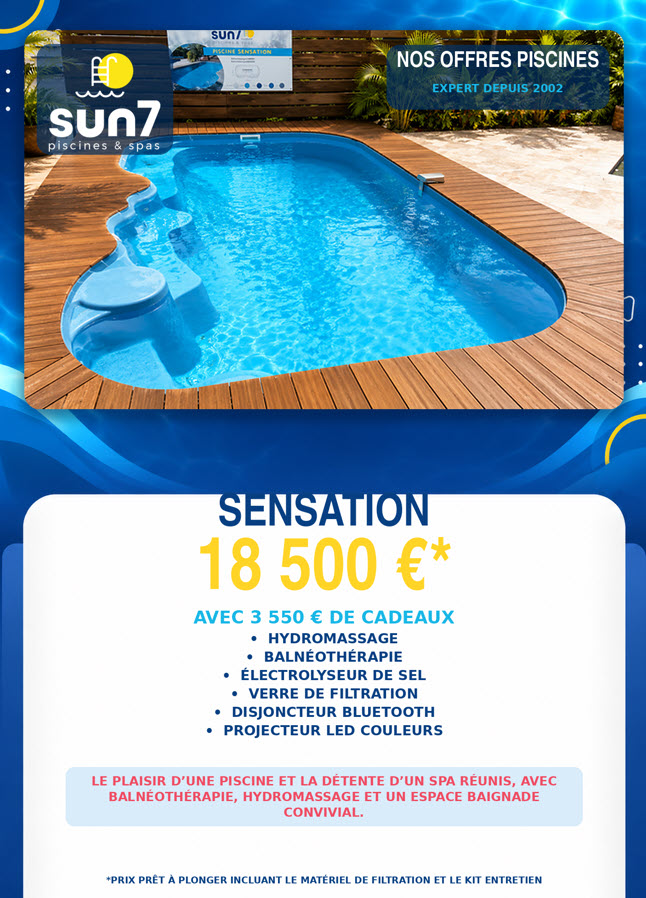 NOS OFFRES PISCINES