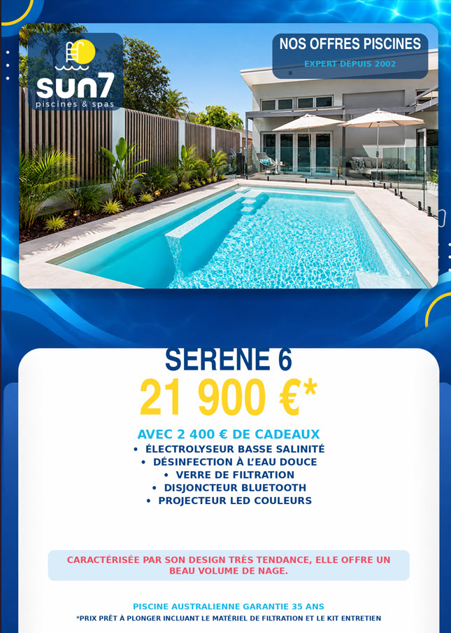 NOS OFFRES PISCINES